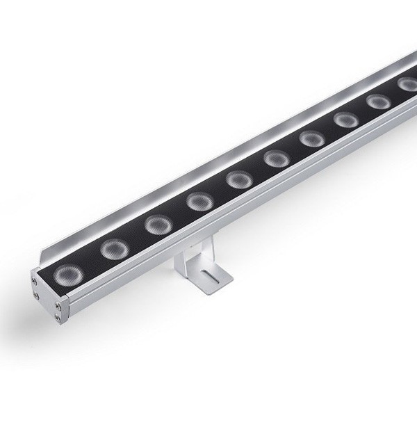 Outdoor 24W Linear LED Wall Washer Light DMX512 RGB 38x25mm