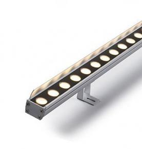 Outdoor 24W Linear LED Wall Washer Light DMX512 RGB 38x25mm