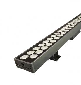 200W Addressable DMX512 LED Wall Washer Light RGBW 4IN1 Narrwo Beam Angle 10Degree for Outdoor Building Facade