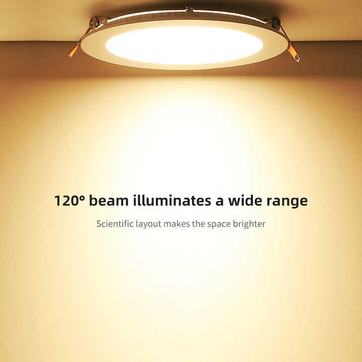 Ceiling Recessed Ultra-Thin LED Panel Light 3W 4W 6W 9W 12W 15W 18W 24W