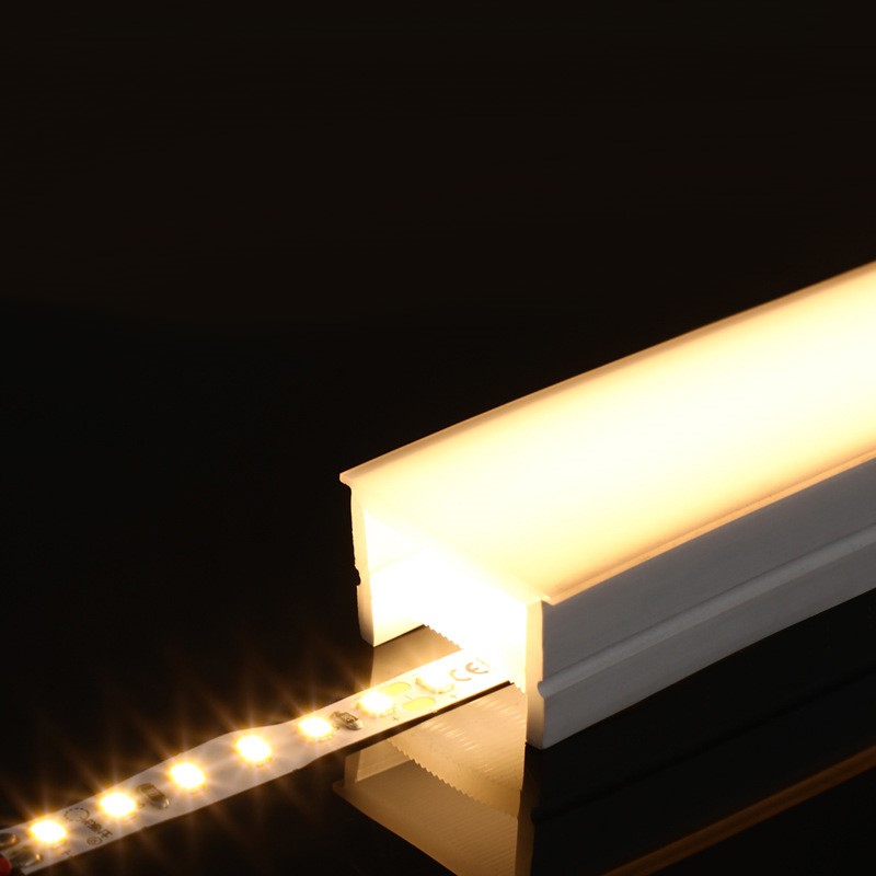 LED Neon Flex Silicone Body Cover Recessed