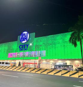 CITY OF TAYTAY WITH 200W WALL WASHERS DMX RGBW