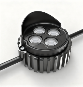 DMX LED Pixel Spotlight RGB IP66 7W